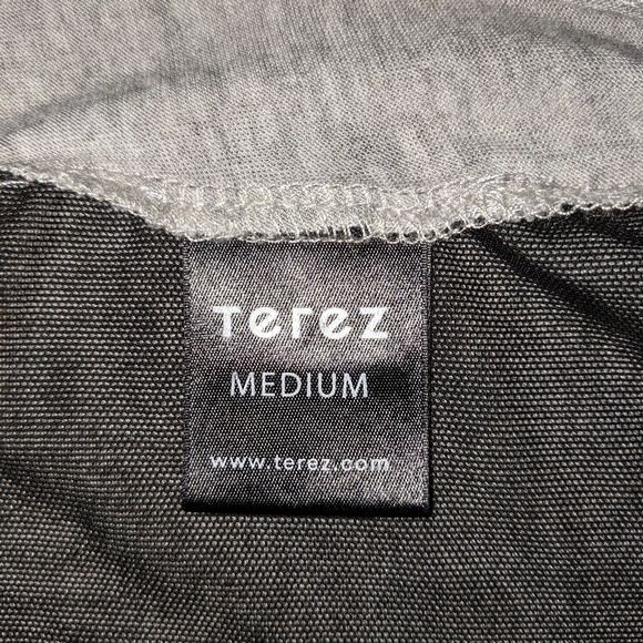 Terez Girl's Grey Slash Cool Back T-Shirt - Picture 3 of 6